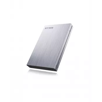 ICY BOX IB-241WP Carcasa HDD/SSD antracita, plata 2,5