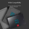 ICY BOX IB-241WP Carcasa HDD/SSD antracita, plata 2,5