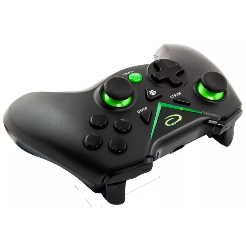 Mando de juegos inalámbrico ESPERANZA EGG112K 2,4 GHz para PC y PS3, receptor USB, negro, 12 botones, sticks analógicos