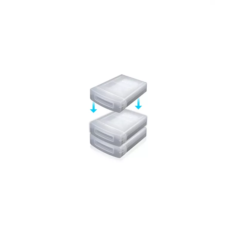 ICY BOX IB-AC602a Funda de plástico translúcida