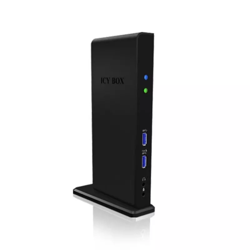 ICY BOX IB-DK2241AC Cableado USB 3.2 Gen 1 (3.1 Gen 1) Type-A negro