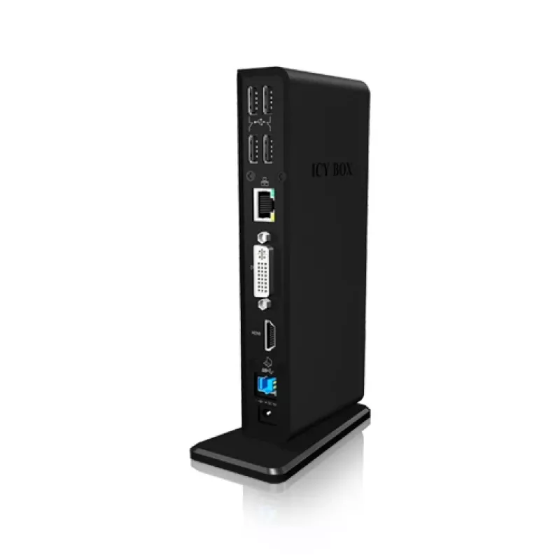 ICY BOX IB-DK2241AC Cableado USB 3.2 Gen 1 (3.1 Gen 1) Type-A negro