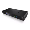 ICY BOX IB-DK2241AC Cableado USB 3.2 Gen 1 (3.1 Gen 1) Type-A negro