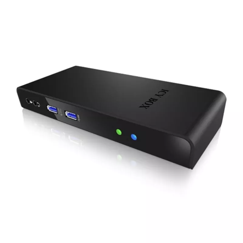 ICY BOX IB-DK2241AC Cableado USB 3.2 Gen 1 (3.1 Gen 1) Type-A negro