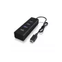 ICY BOX IB-HUB1409-C3 USB 3.2 Gen 1 (3.1 Gen 1) Type-C 5000 Mbit/s negro