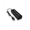 ICY BOX IB-HUB1409-C3 USB 3.2 Gen 1 (3.1 Gen 1) Type-C 5000 Mbit/s negro