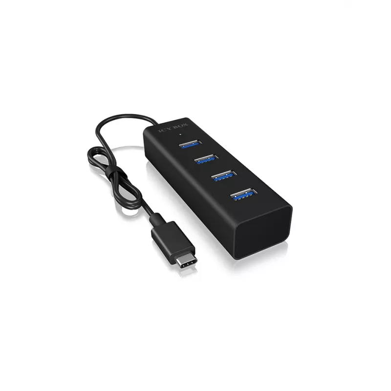 ICY BOX IB-HUB1409-C3 USB 3.2 Gen 1 (3.1 Gen 1) Type-C 5000 Mbit/s negro
