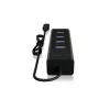 ICY BOX IB-HUB1409-C3 USB 3.2 Gen 1 (3.1 Gen 1) Type-C 5000 Mbit/s negro