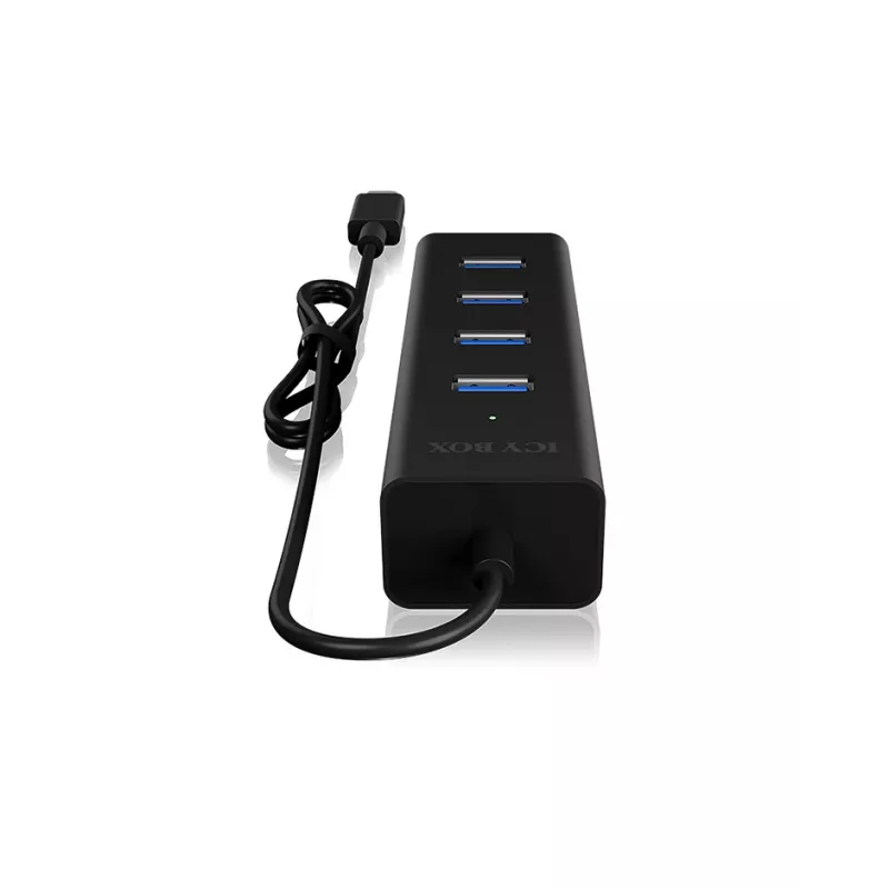 ICY BOX IB-HUB1409-C3 USB 3.2 Gen 1 (3.1 Gen 1) Type-C 5000 Mbit/s negro