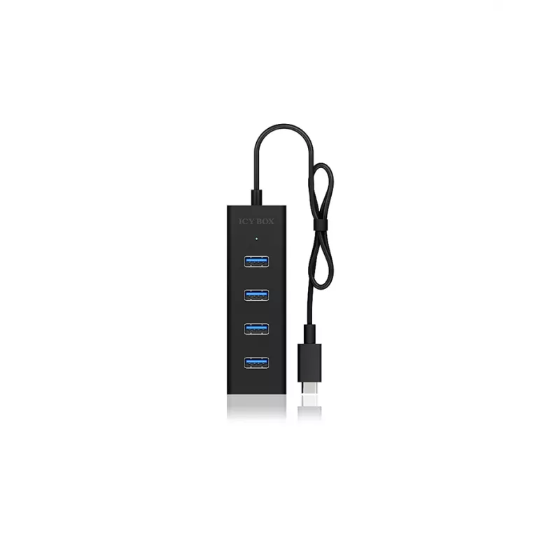 ICY BOX IB-HUB1409-C3 USB 3.2 Gen 1 (3.1 Gen 1) Type-C 5000 Mbit/s negro