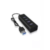 ICY BOX IB-HUB1409-U3 USB 3.2 Gen 1 (3.1 Gen 1) Type-A 5000 Mbit/s negro