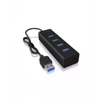 ICY BOX IB-HUB1409-U3 USB 3.2 Gen 1 (3.1 Gen 1) Type-A 5000 Mbit/s negro