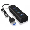 ICY BOX IB-HUB1409-U3 USB 3.2 Gen 1 (3.1 Gen 1) Type-A 5000 Mbit/s negro
