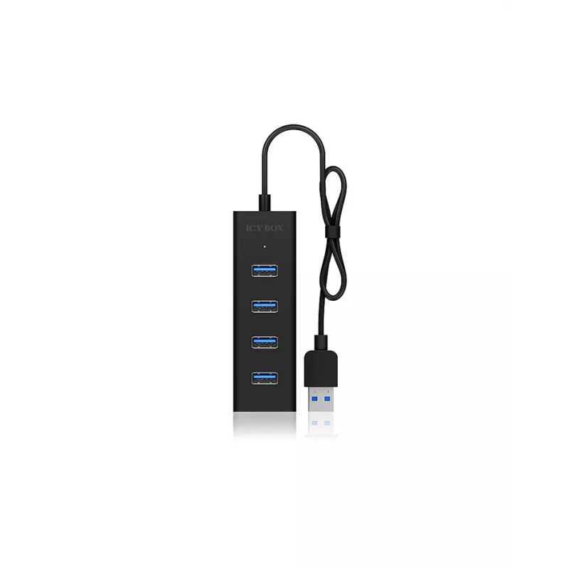 ICY BOX IB-HUB1409-U3 USB 3.2 Gen 1 (3.1 Gen 1) Type-A 5000 Mbit/s negro