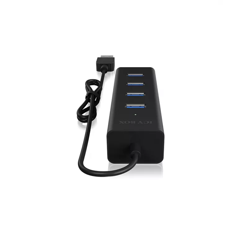 ICY BOX IB-HUB1409-U3 USB 3.2 Gen 1 (3.1 Gen 1) Type-A 5000 Mbit/s negro