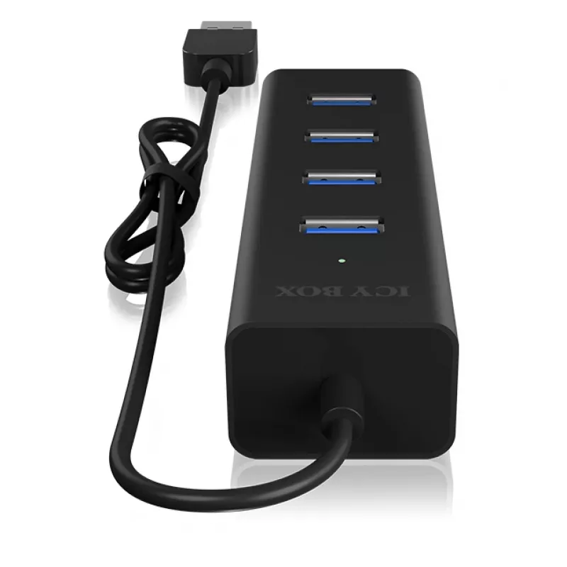 ICY BOX IB-HUB1409-U3 USB 3.2 Gen 1 (3.1 Gen 1) Type-A 5000 Mbit/s negro