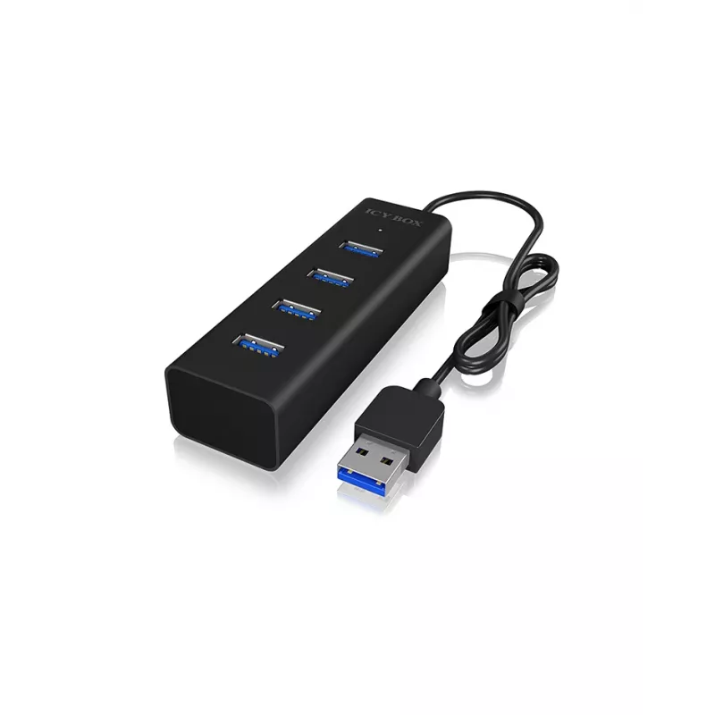 ICY BOX IB-HUB1409-U3 USB 3.2 Gen 1 (3.1 Gen 1) Type-A 5000 Mbit/s negro