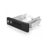 ICY BOX IB-168SK-B bahía extraíble sin bandeja para HDD SATA de 3,5″ en ranura de 5,25″ (13,3 cm), con cerradura, negra