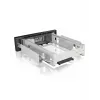 ICY BOX IB-168SK-B bahía extraíble sin bandeja para HDD SATA de 3,5″ en ranura de 5,25″ (13,3 cm), con cerradura, negra