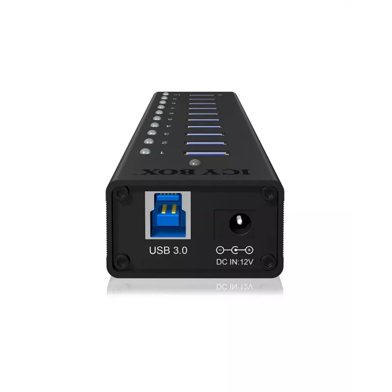 ICY BOX IB-AC6110 USB 3.2 Gen 1 (3.1 Gen 1) Type-B 5000 Mbit/s negro