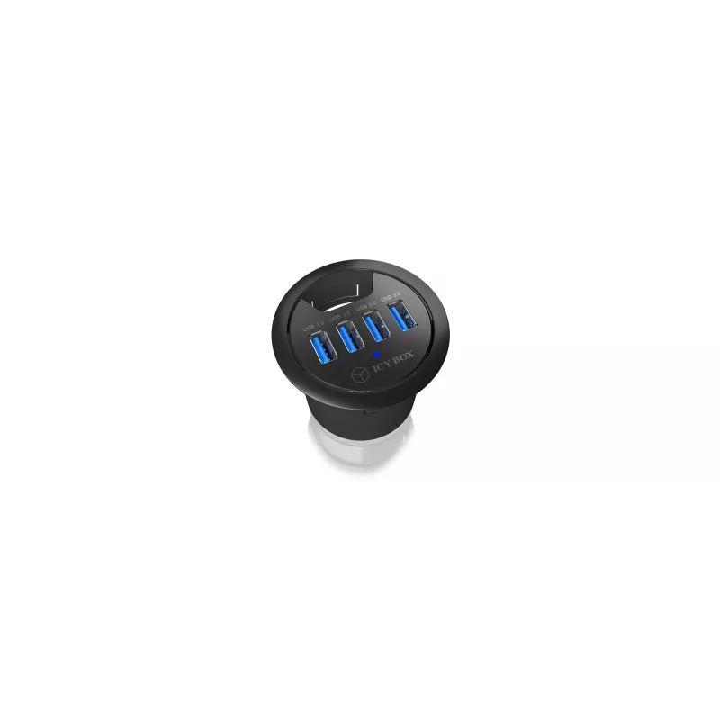 ICY BOX IB-HUB1403 USB 3.2 Gen 1 (3.1 Gen 1) Type-A 5000 Mbit/s negro