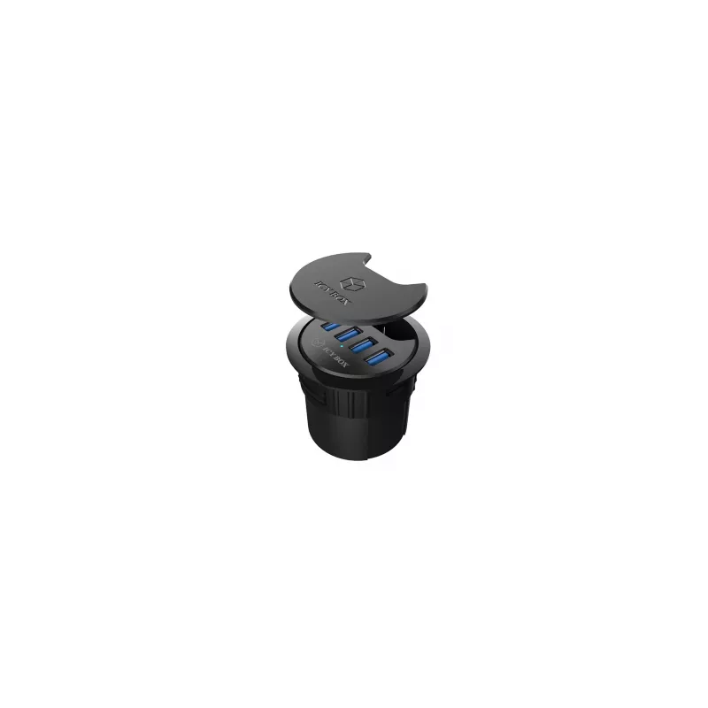 ICY BOX IB-HUB1403 USB 3.2 Gen 1 (3.1 Gen 1) Type-A 5000 Mbit/s negro