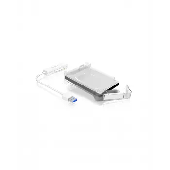 ICY BOX IB-AC703-U3 Carcasa HDD/SSD blanca 2,5