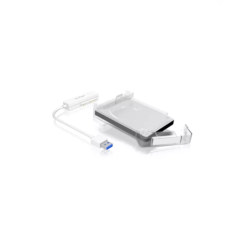 ICY BOX IB-AC703-U3 Carcasa HDD/SSD blanca 2,5