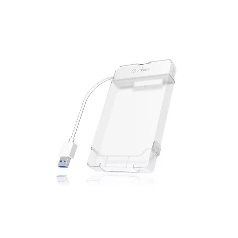 ICY BOX IB-AC703-U3 Carcasa HDD/SSD blanca 2,5