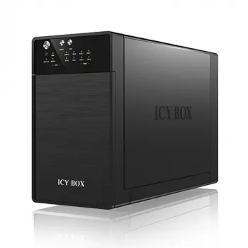 ICY BOX IB-RD3620SU3 Conjunto de discos 0 TB sobremesa negro