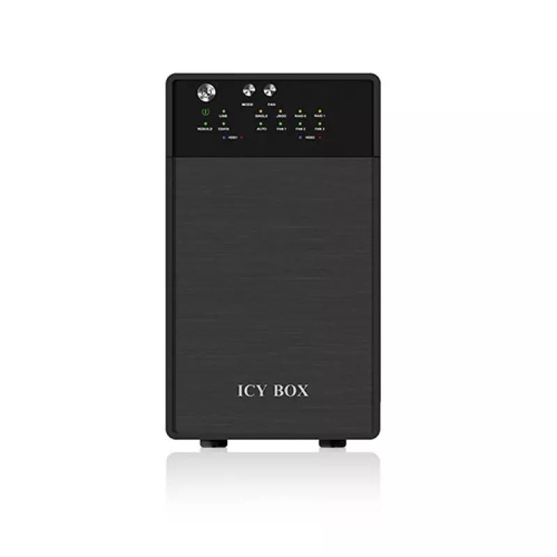 ICY BOX IB-RD3620SU3 Conjunto de discos 0 TB sobremesa negro