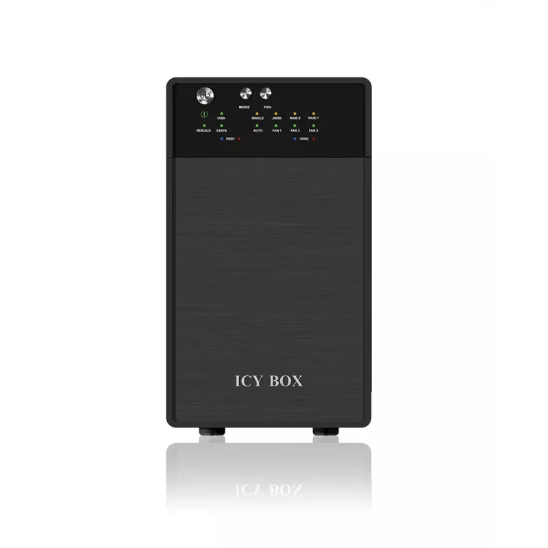 ICY BOX IB-RD3620SU3 Conjunto de discos 0 TB sobremesa negro