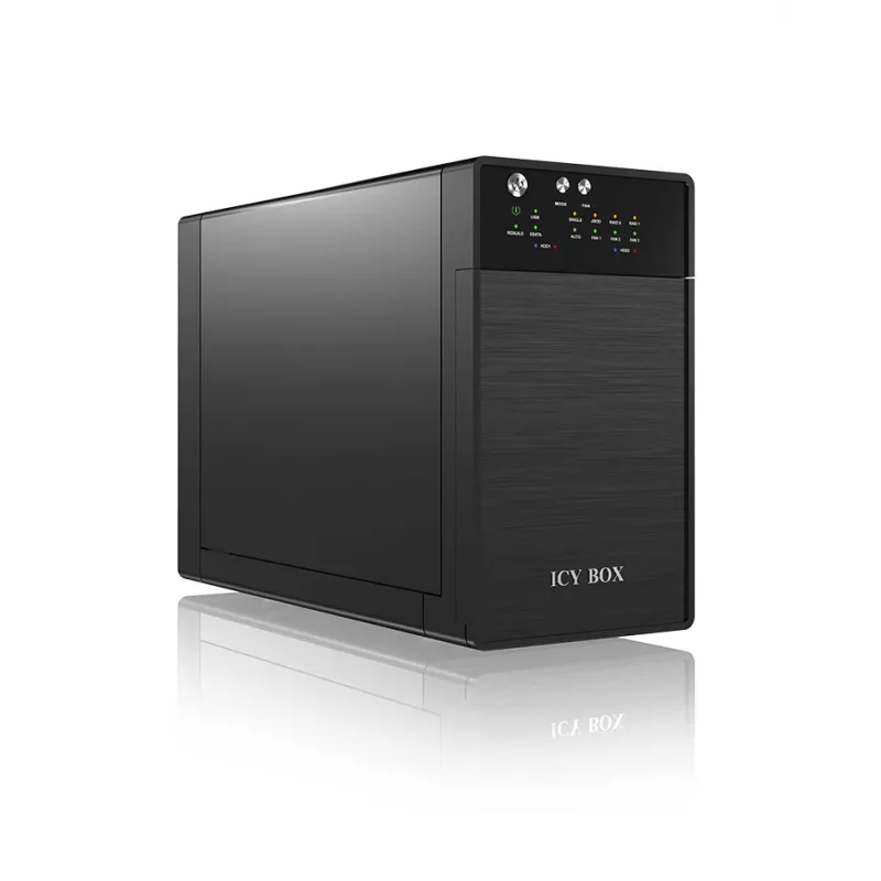 ICY BOX IB-RD3620SU3 Conjunto de discos 0 TB sobremesa negro