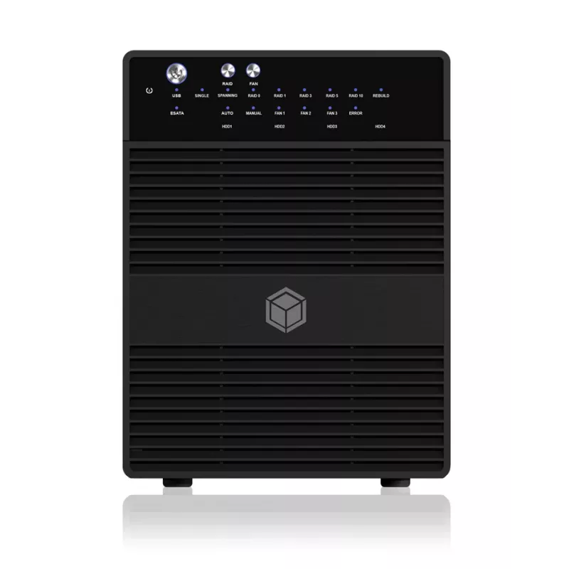 ICY BOX IB-RD3640SU3 Carcasa HDD negra 3,5