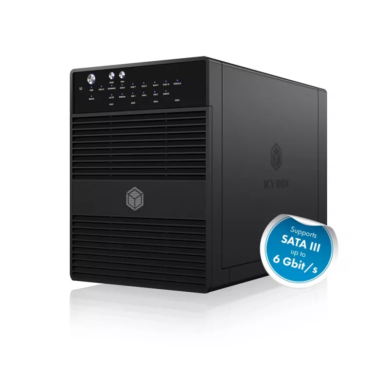 ICY BOX IB-RD3640SU3 Carcasa HDD negra 3,5