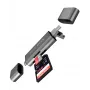 ICY BOX IB-CR200-C Lector de tarjetas USB 2.0 negro