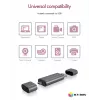 ICY BOX IB-CR200-C Lector de tarjetas USB 2.0 negro