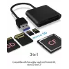ICY BOX IB-CR301-U3 Lector de tarjetas USB 3.2 Gen 1 (3.1 Gen 1) negro