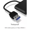 ICY BOX IB-CR301-U3 Lector de tarjetas USB 3.2 Gen 1 (3.1 Gen 1) negro