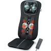 Beurer MG 254 funda de asiento de masaje Shiatsu para cuello y espalda completa, con función de calor, mando a distancia, negra/gris