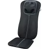 Beurer MG 254 funda de asiento de masaje Shiatsu para cuello y espalda completa, con función de calor, mando a distancia, negra/gris