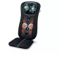 Beurer MG 254 funda de asiento de masaje Shiatsu para cuello y espalda completa, con función de calor, mando a distancia, negra/gris