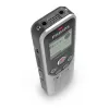 Philips DVT1250 Grabadora de voz memoria interna y tarjeta flash negra, gris