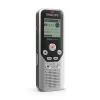 Philips DVT1250 Grabadora de voz memoria interna y tarjeta flash negra, gris