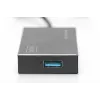 DIGITUS Hub USB 3.0, 4 puertos incl. fuente de alimentación 5V/2A carcasa de aluminio