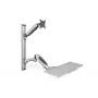 Soporte de pared flexible DIGITUS para puestos de trabajo para monitor+teclado (DA-90354)