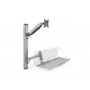 Soporte de pared flexible DIGITUS para puestos de trabajo para monitor+teclado (DA-90354)