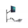 Soporte de pared flexible DIGITUS para puestos de trabajo para monitor+teclado (DA-90354)