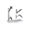 Soporte de pared flexible DIGITUS para puestos de trabajo para monitor+teclado (DA-90354)