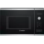 Bosch Serie 4 BFL553MS0 microondas negro, microondas combinado de acero inoxidable para empotrar 25 L 900 W